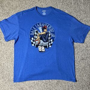 Dale Earnhardt Jr T Shirt Men’s XXL NASCAR Blue Racing Girl